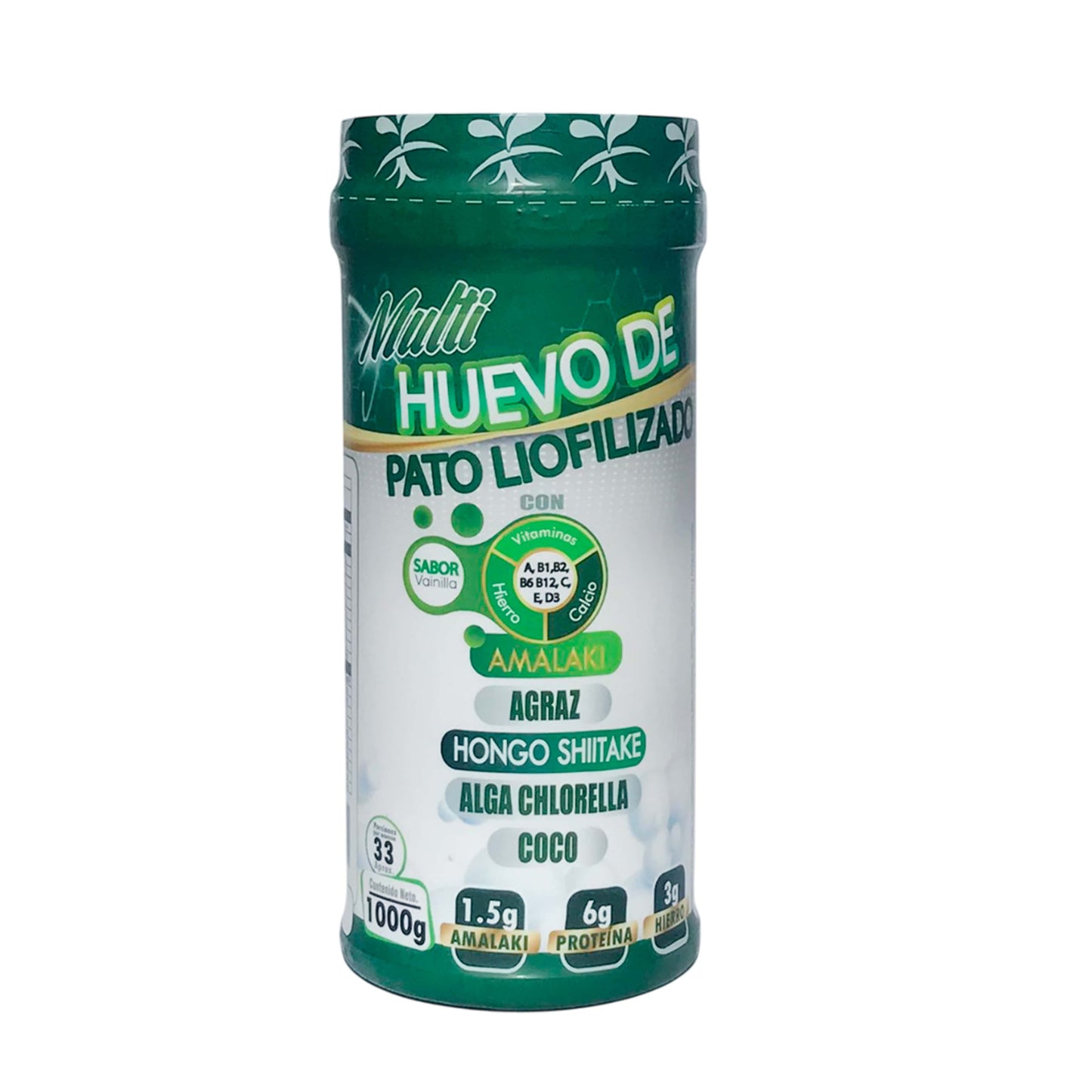 Huevo de Pato Liofilizado 1000G